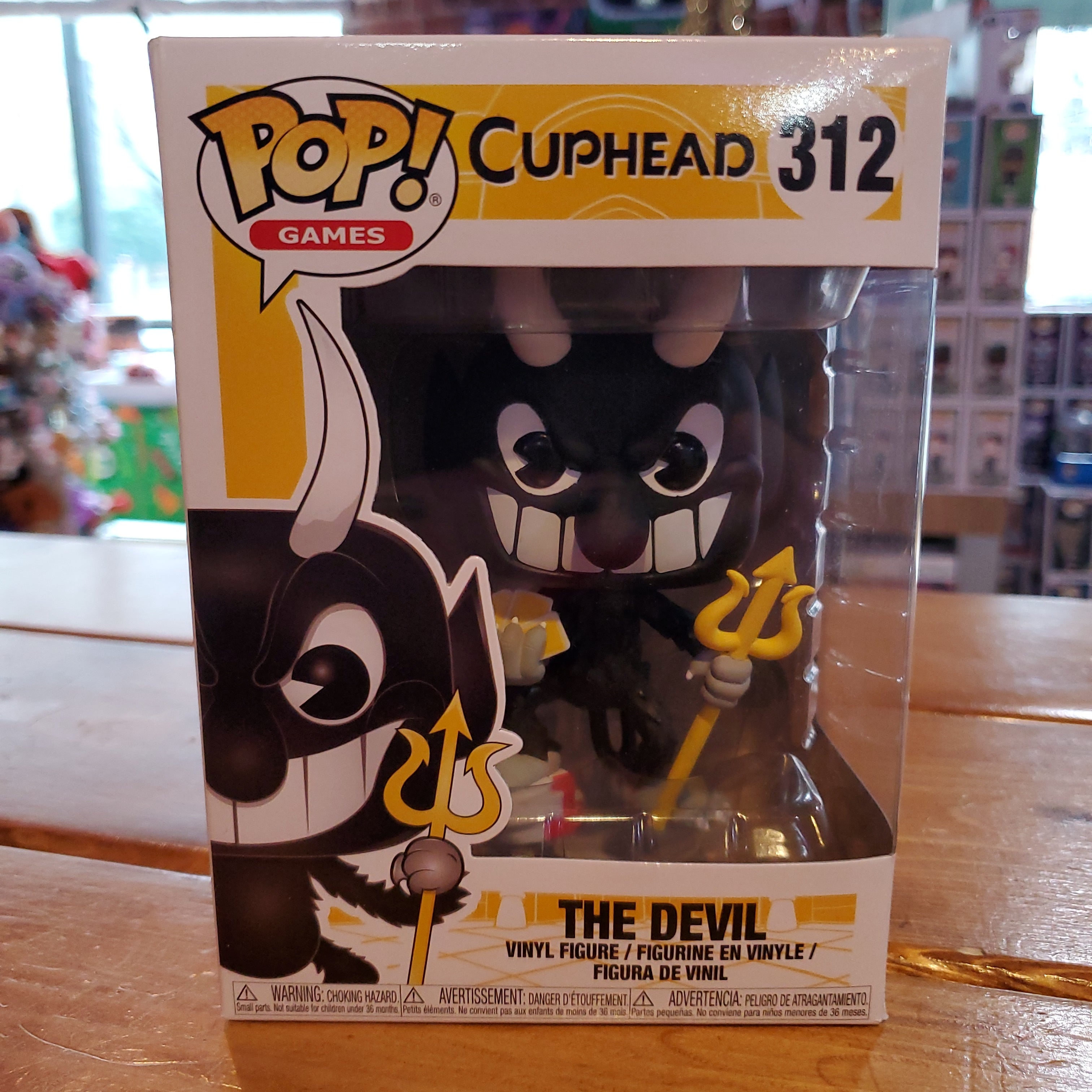 The Devil: Funko POP! Games x Cuphead Figure [#312] - ToysDiva