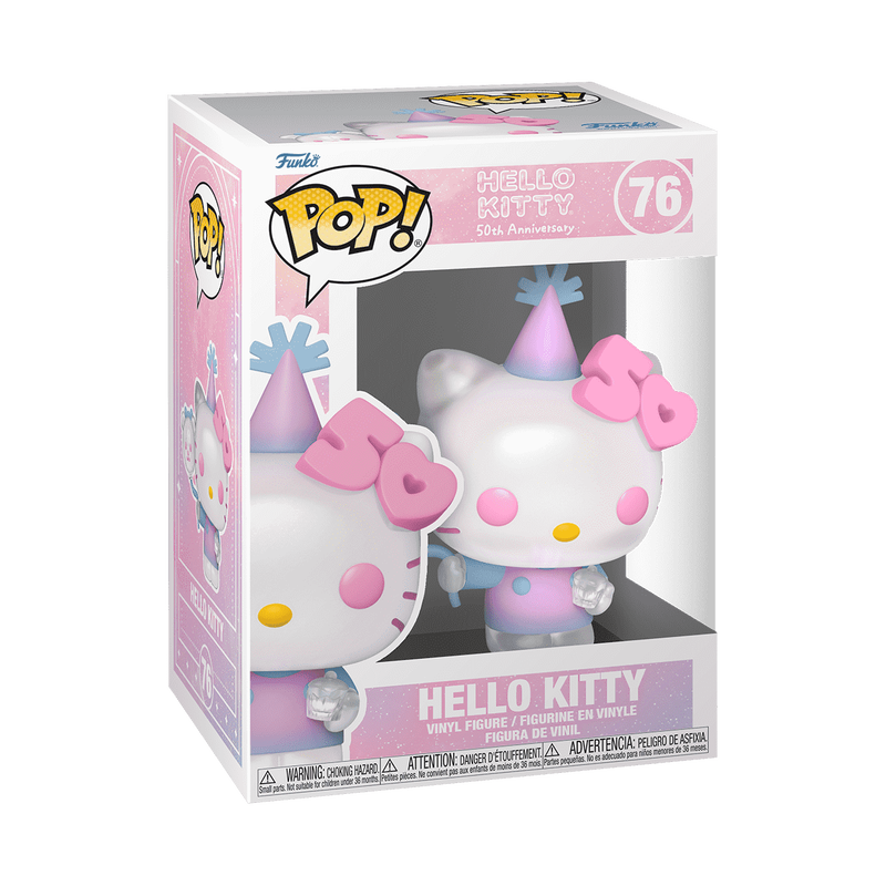 Sanrio Hello Kitty with Balloon 76 Funko Pop Vinyl Figure carto Tall Man Toys Comics