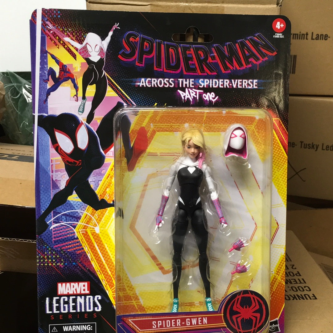 Marvel Spiderman across the spiderverse Spider-Gwen Legends Series Act –  Tall Man Toys & Comics
