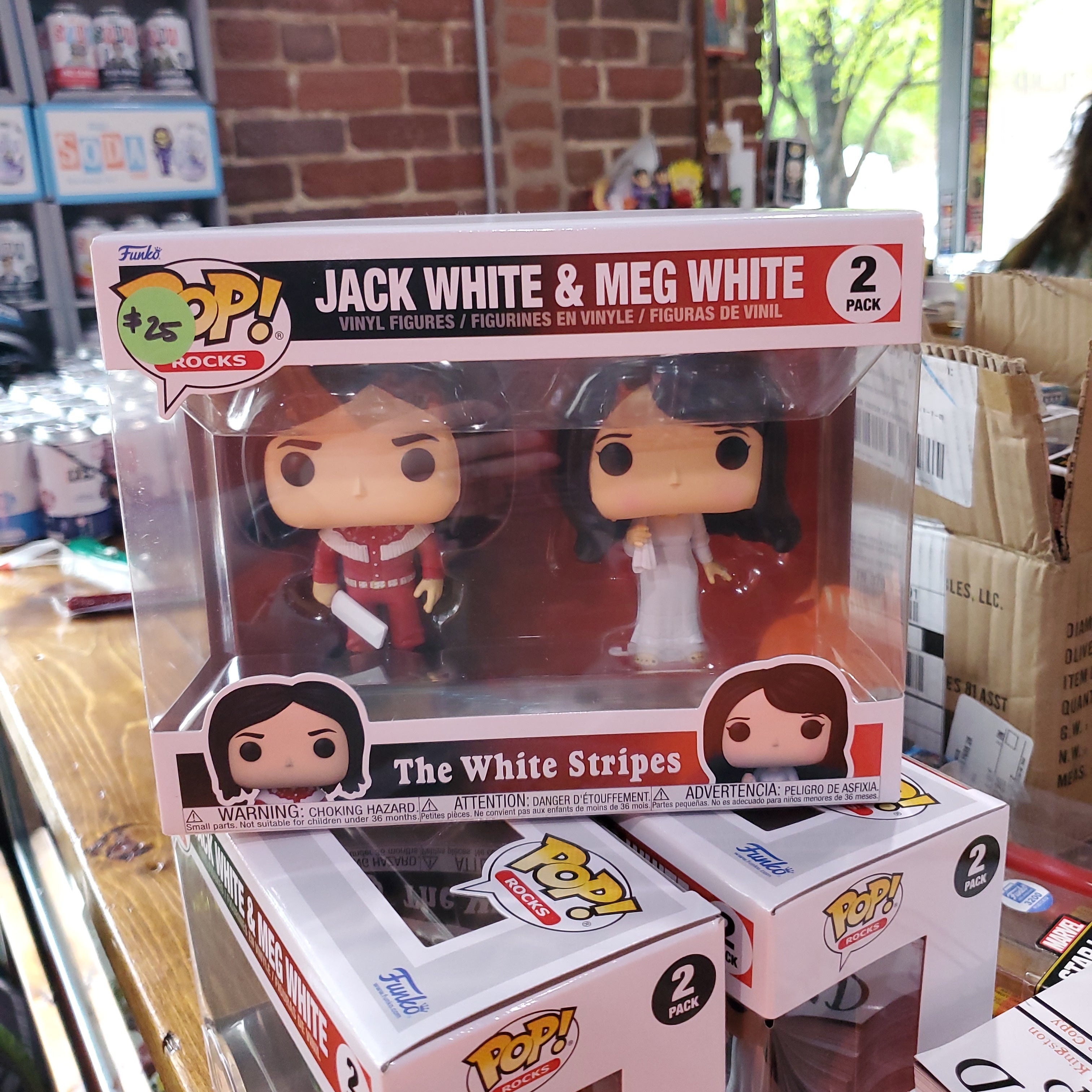 Jack and Meg White (The White Stripes) - Funko Pop! Rocks 2-Pack Figur