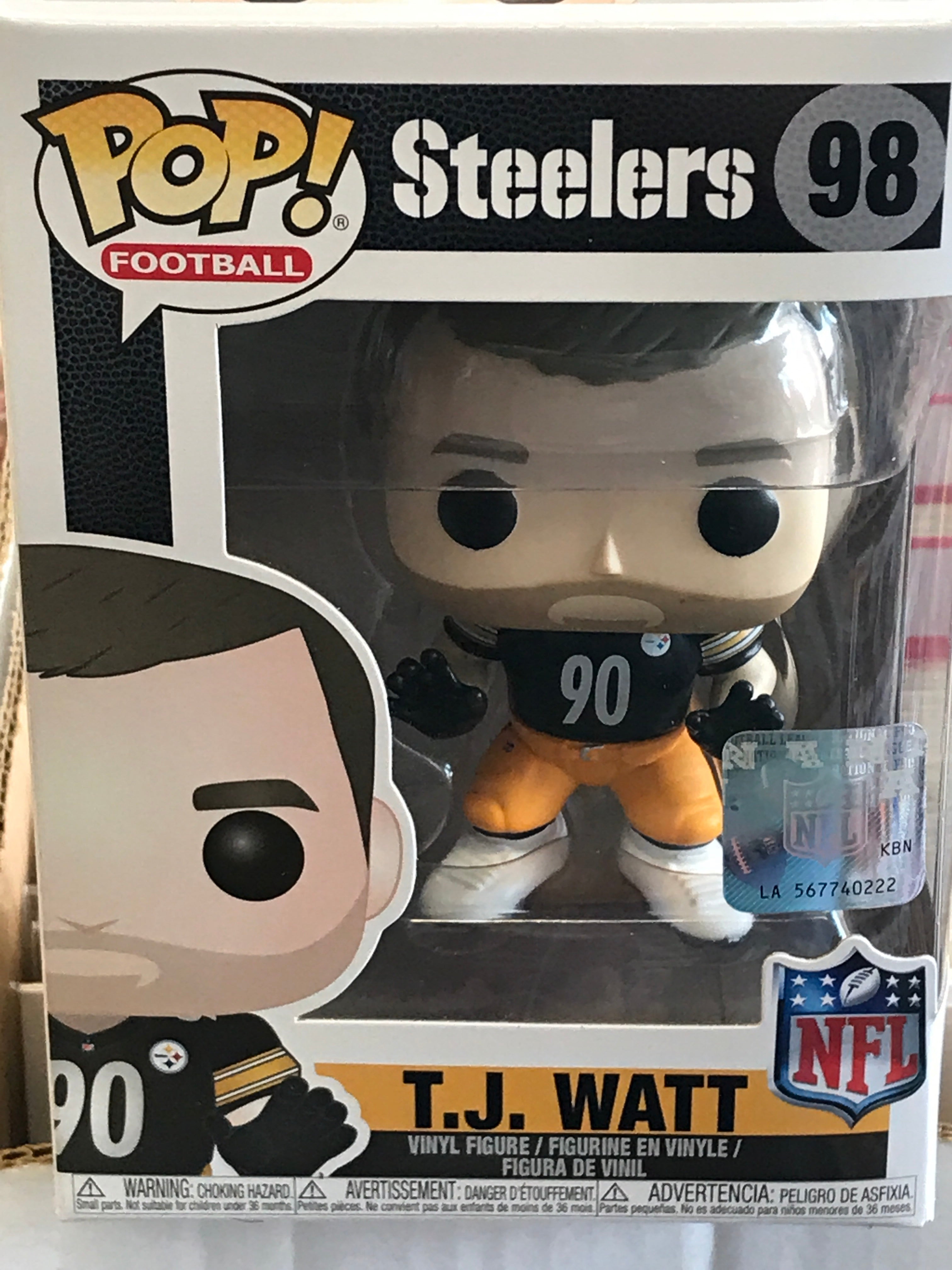 Pittsburgh Steelers T.J. Watt #90 Funko Figurine