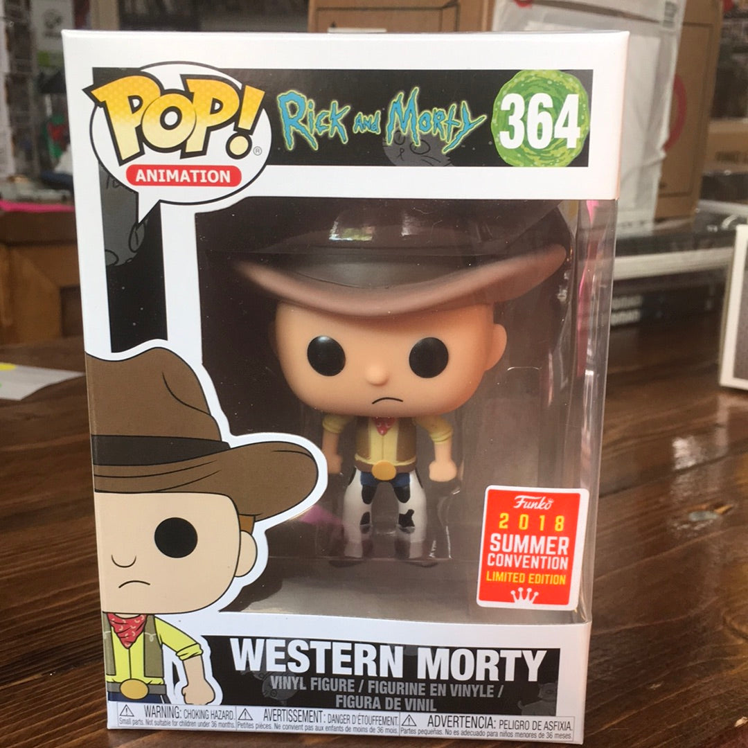 Funko Pop Rick and Morty Western Rick 2018 Summer Convention Exclusive