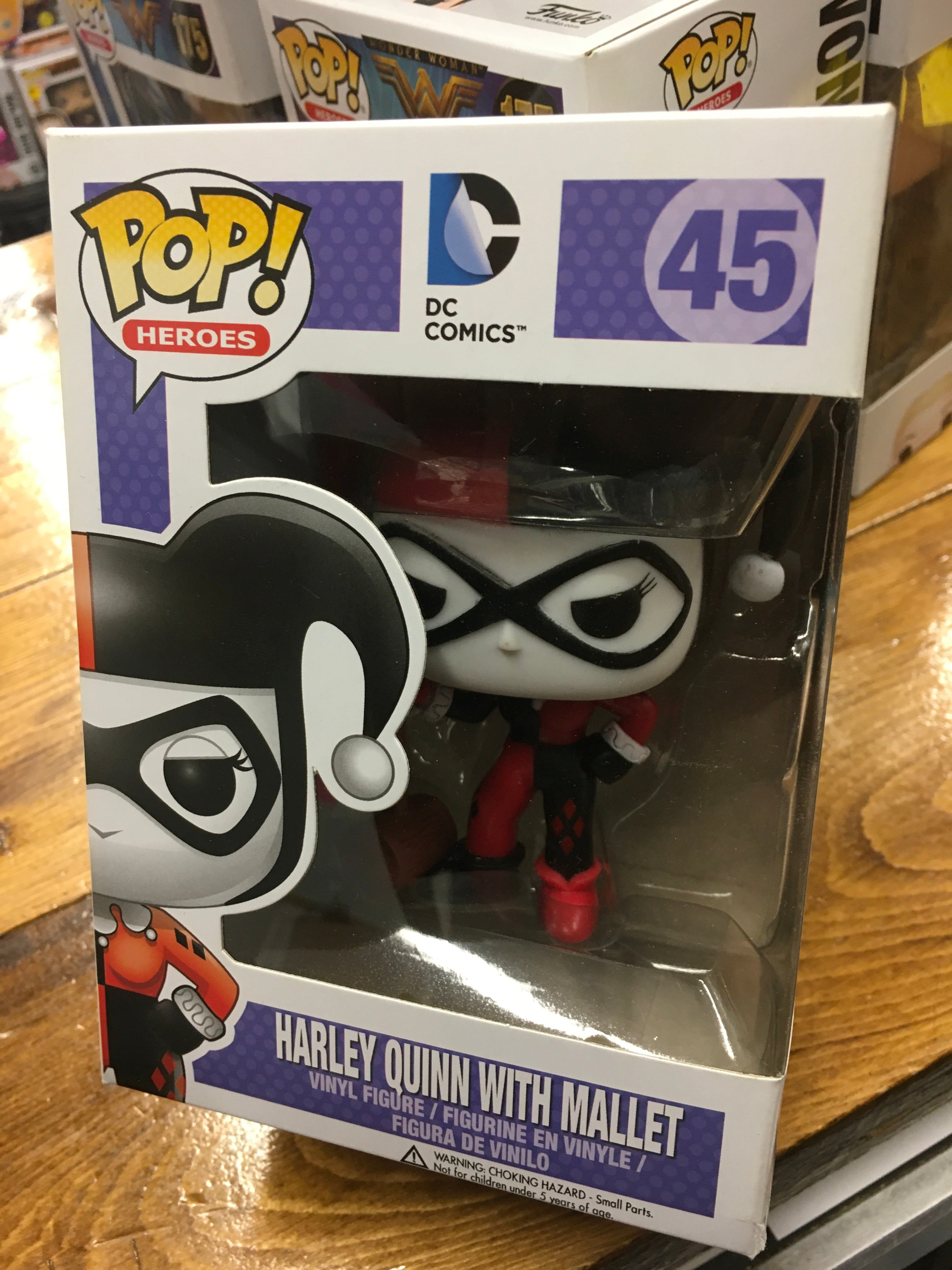 Harley Quinn DC comics Funko Pop! Vinyl figure purple box – Tall Man Toys &  Comics