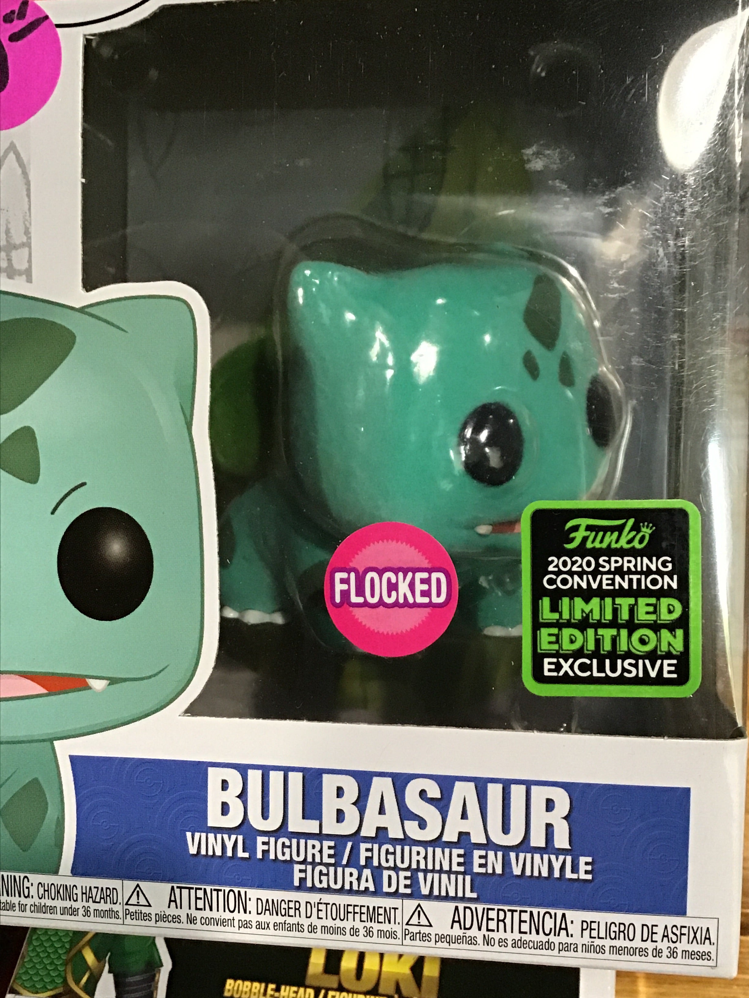 Funko Pop! Games - Pokemon - Bulbasaur (Flocked) (2020 Spring Conventi