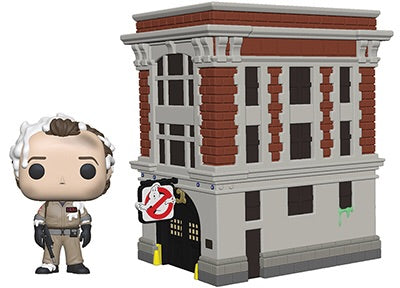 Funko top Pop Town Peter Venkman with Firehouse VAULTED GHOSTBUSTERS