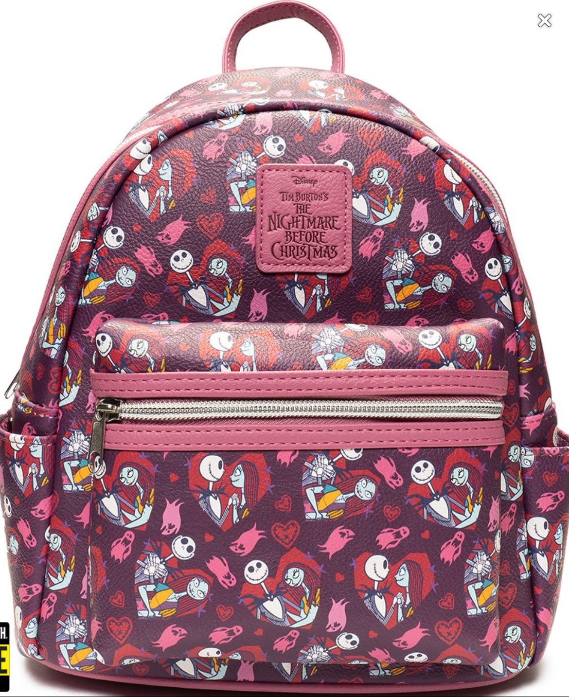 TNBC Jack and Sally Hearts Exclusive Mini Backpack by