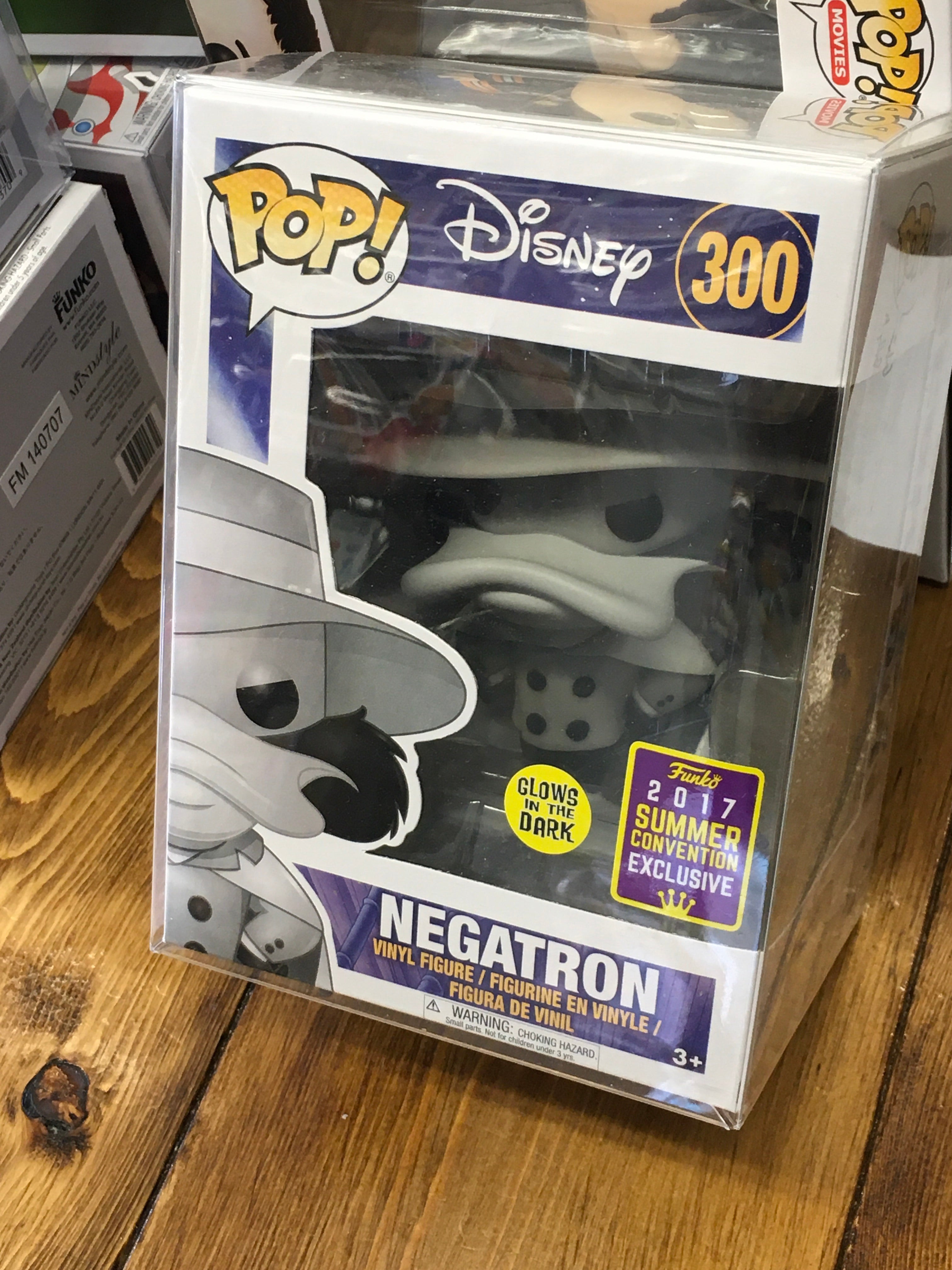 Funko Pop SDCC GITD Negatron VAULTED retailer Darkwing Duck