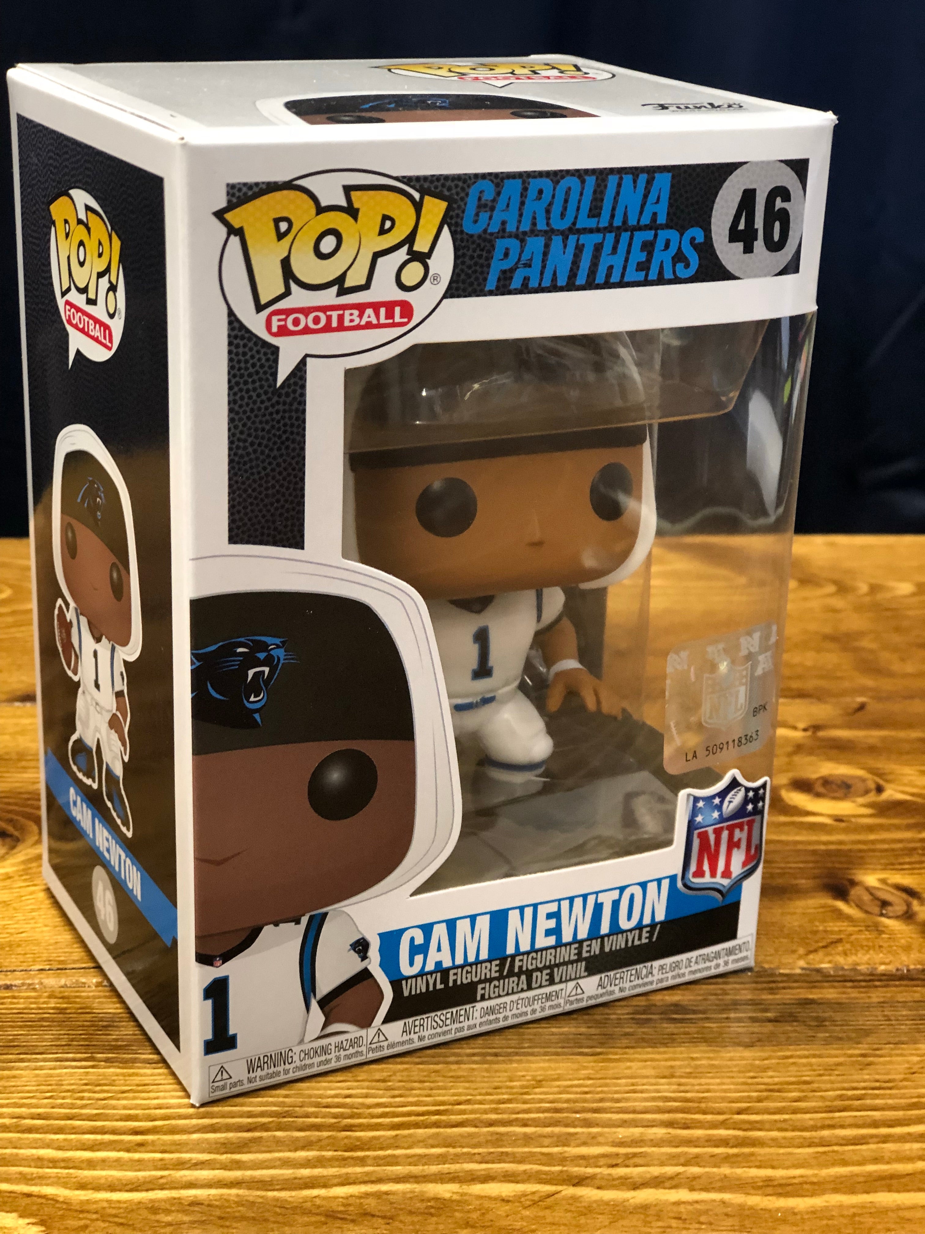 NFL Cam Newton Carolina Panthers White Jersey – Tall Man Toys & Comics