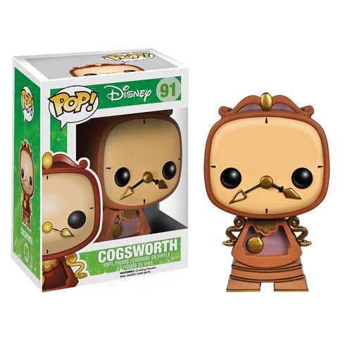 Disney beauty and the beast Cogsworth 91 Funko Pop Vinyl figure Tall Man Toys Comics