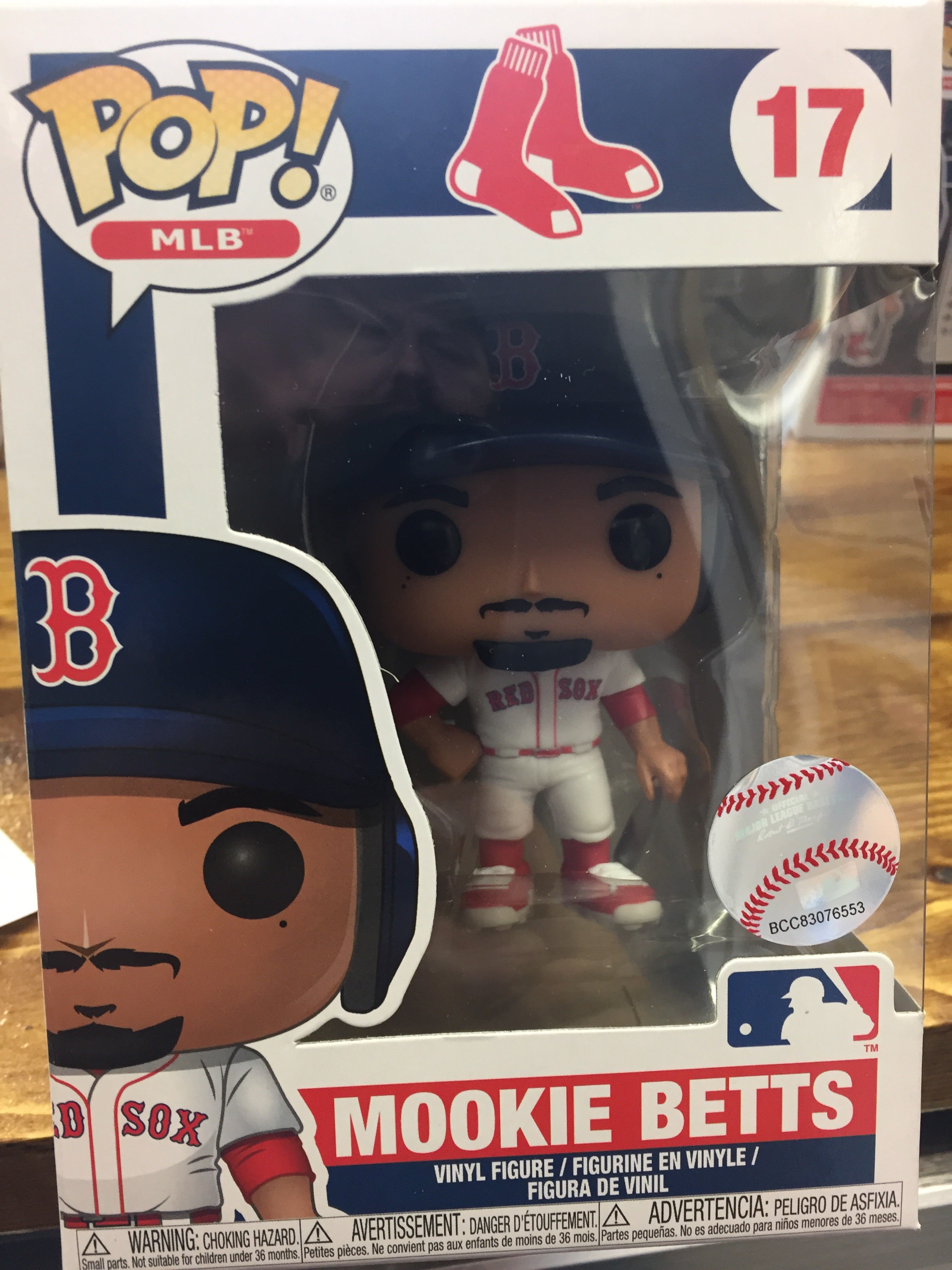 Funko Boston Red Sox Pop! MLB Mookie Betts Vinyl Figure