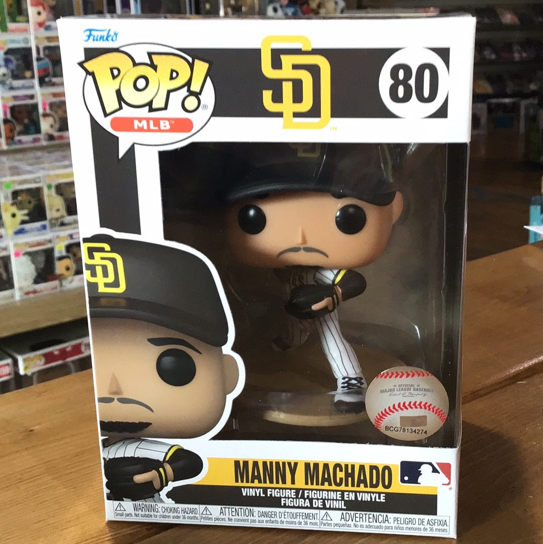 Funko POP! MLB: San Diego Padres Manny Machado (Home Jersey) Vinyl Figure