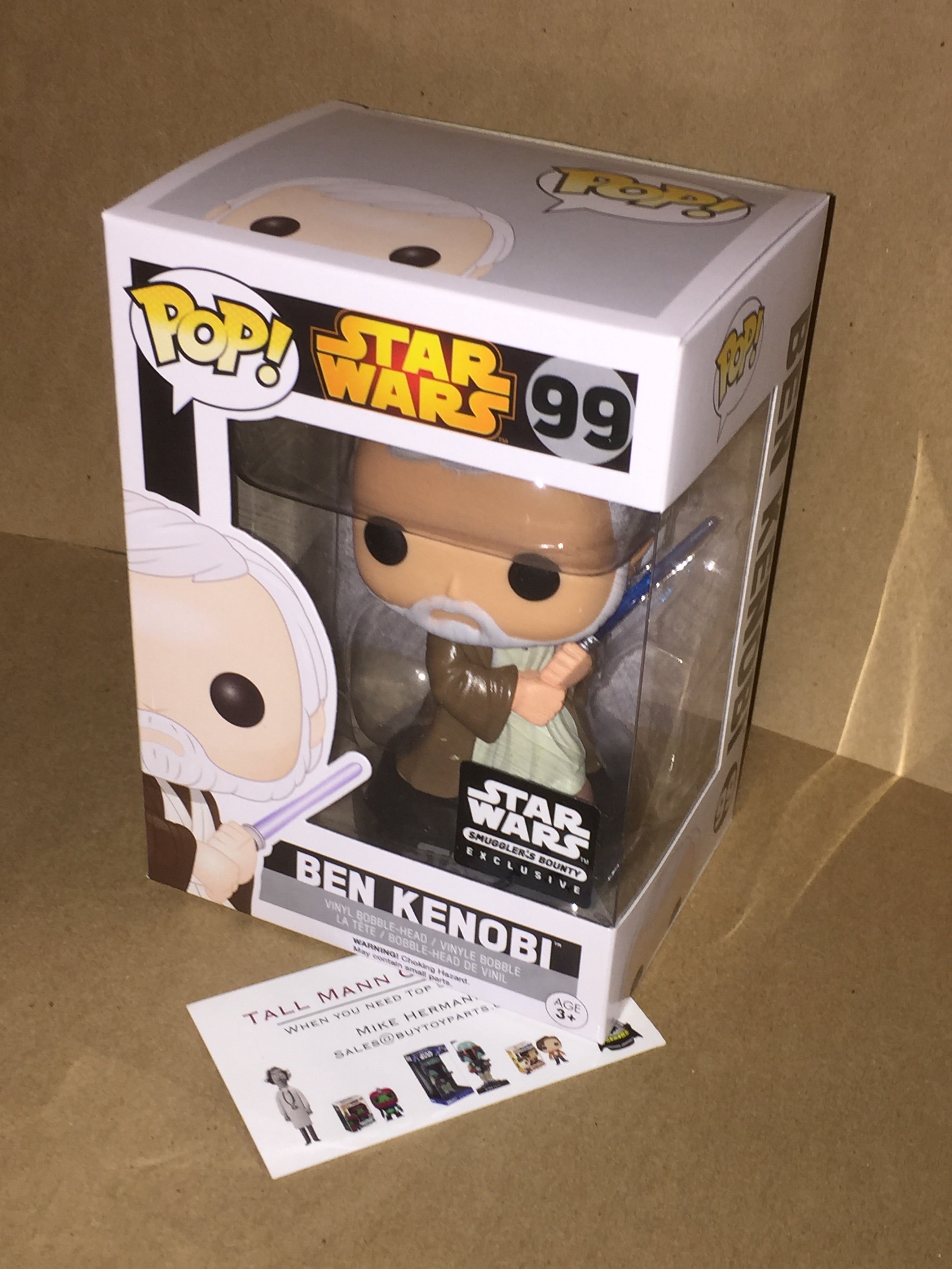 Obi-Wan Kenobi authentic FUNKO POP! Smuggler’s Bounty Exclusive