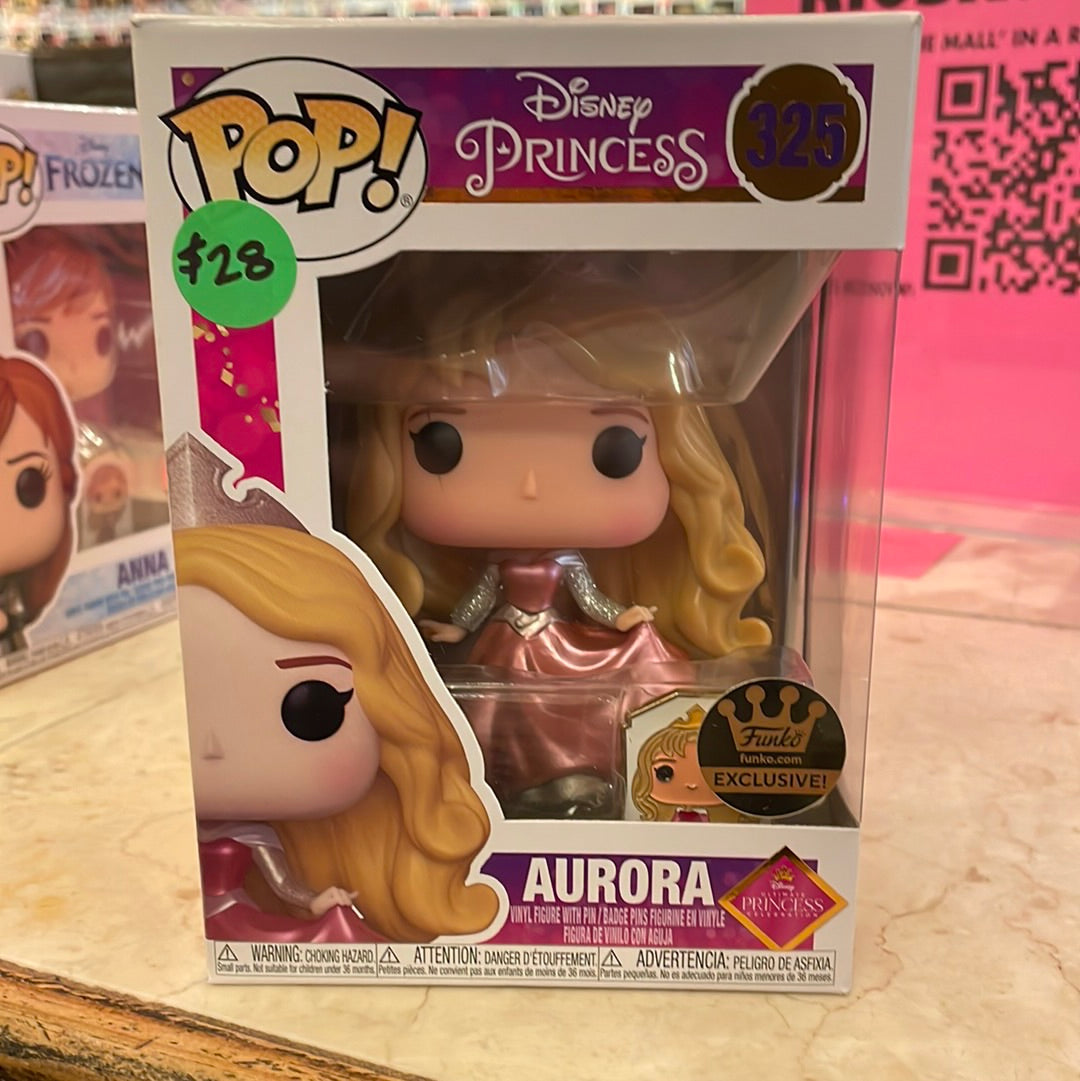 Disney Ultimate Princess Aurora 325 Funko Pop Vinyl Figure Tall Man Toys Comics