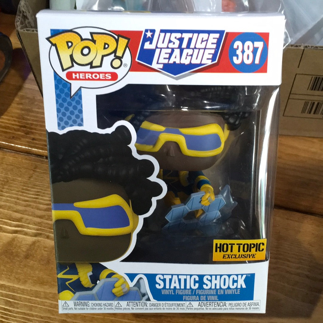 Dc comics Static Shock 387 exclusive Funko Pop Vinyl Figure – Tall