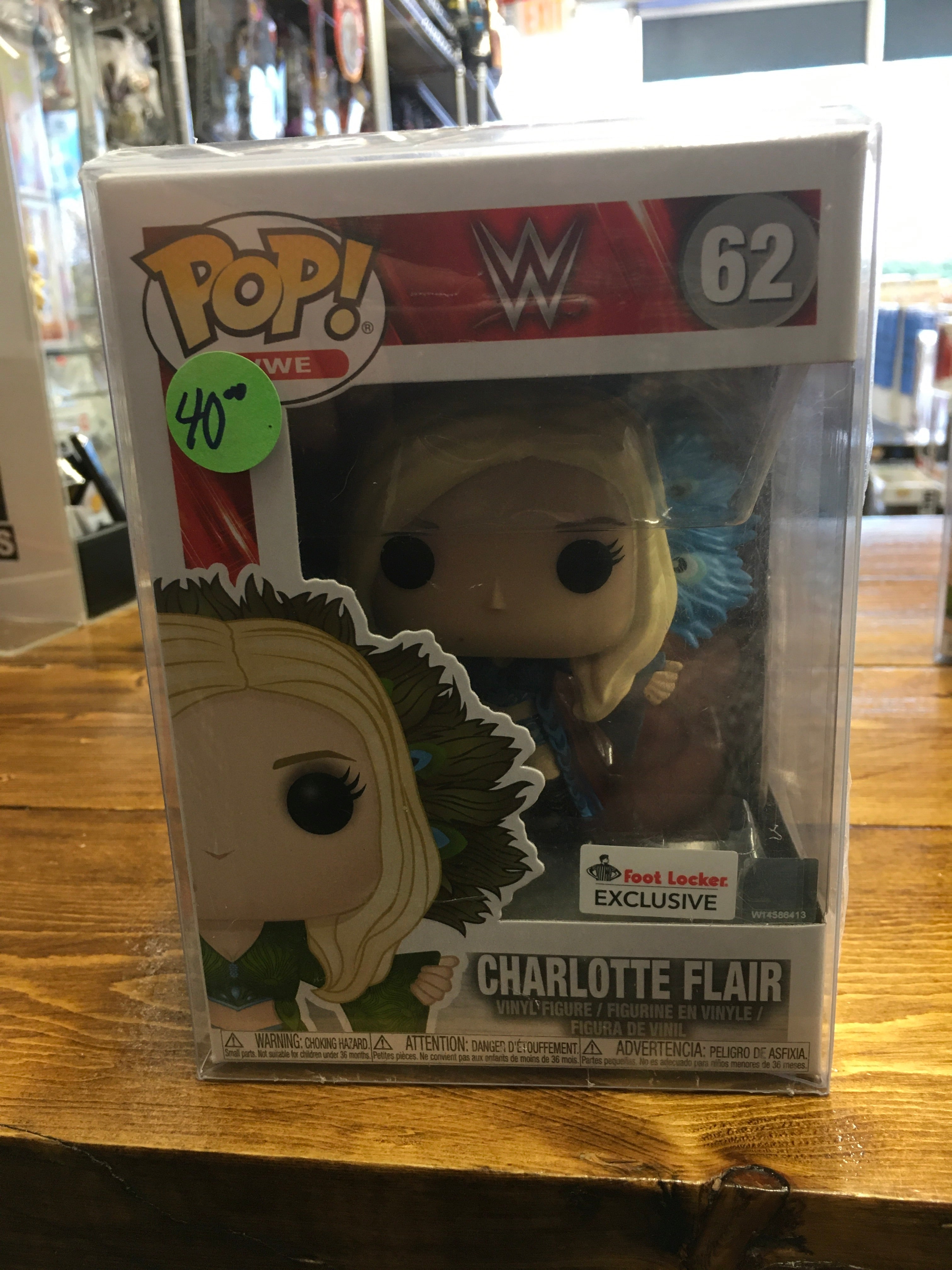 Charlotte flair store funko pop footlocker