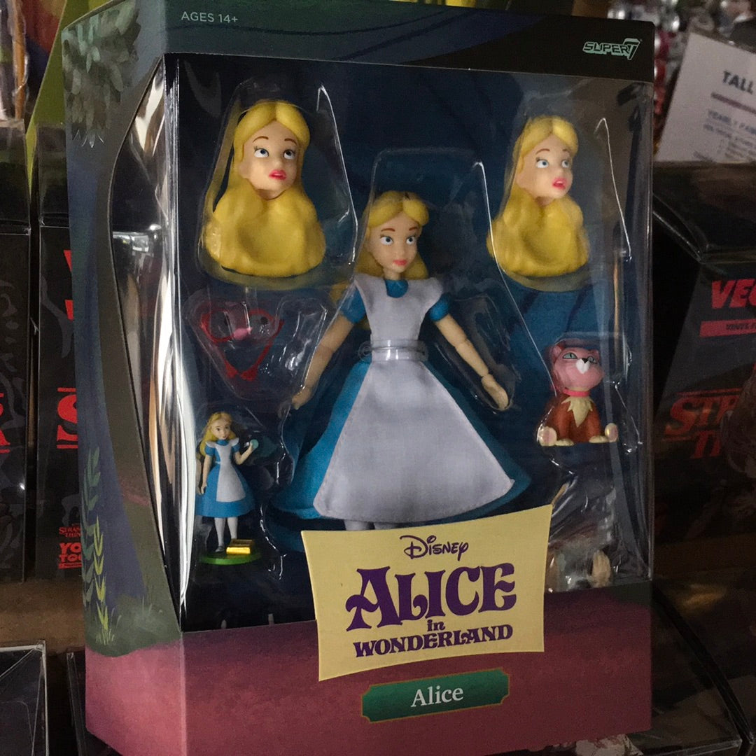 Disney Ultimates Alice Wonderland Mad Hatter Action Figure