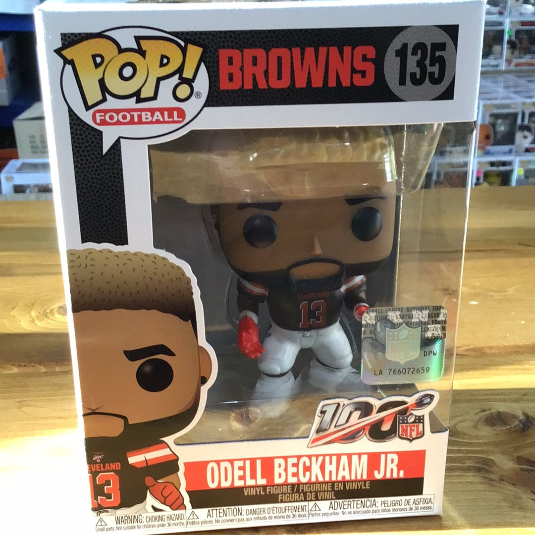 NFL - Odell Beckham Jr Browns Funko Pop! Vinyl Figure STORE – Tall