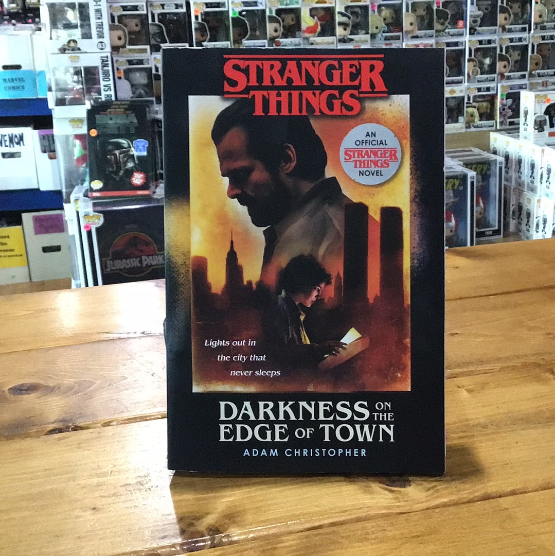 Picture of books of Stranger things, the second part of the novel written  by Adam Christopher, Stranger Things: Darkness on the Edge of Town, for  sale Stock Photo - Alamy