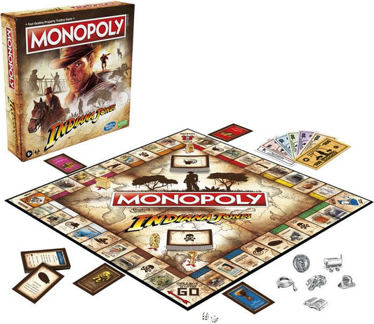 Indiana Jones Monopoly Board Game new