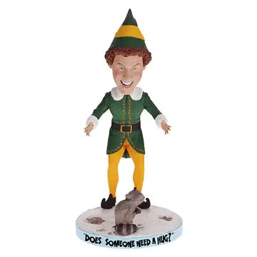 Elf Buddy the Elf head Bobble head Royal bobbles