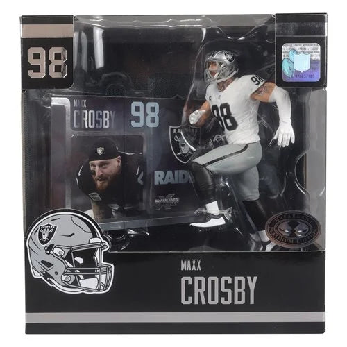 NFL SportsPicks 2024 Wave 1 Maxx Crosby 7-Inch Scale McFarlane Toys