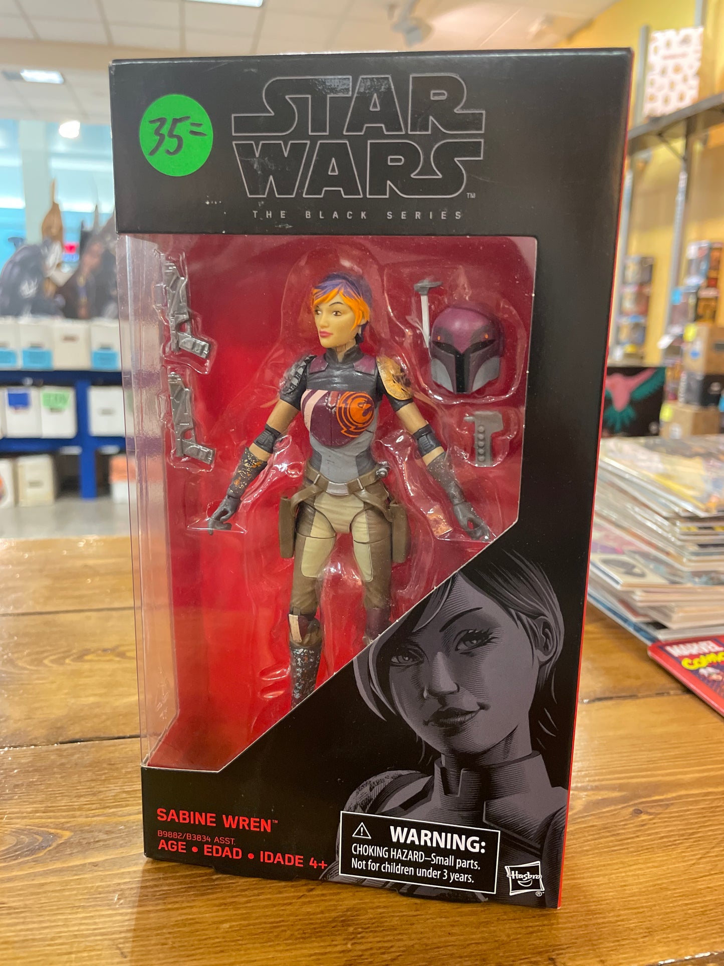 Star Wars Rebels sabine wren Black Series Deluxe action figure