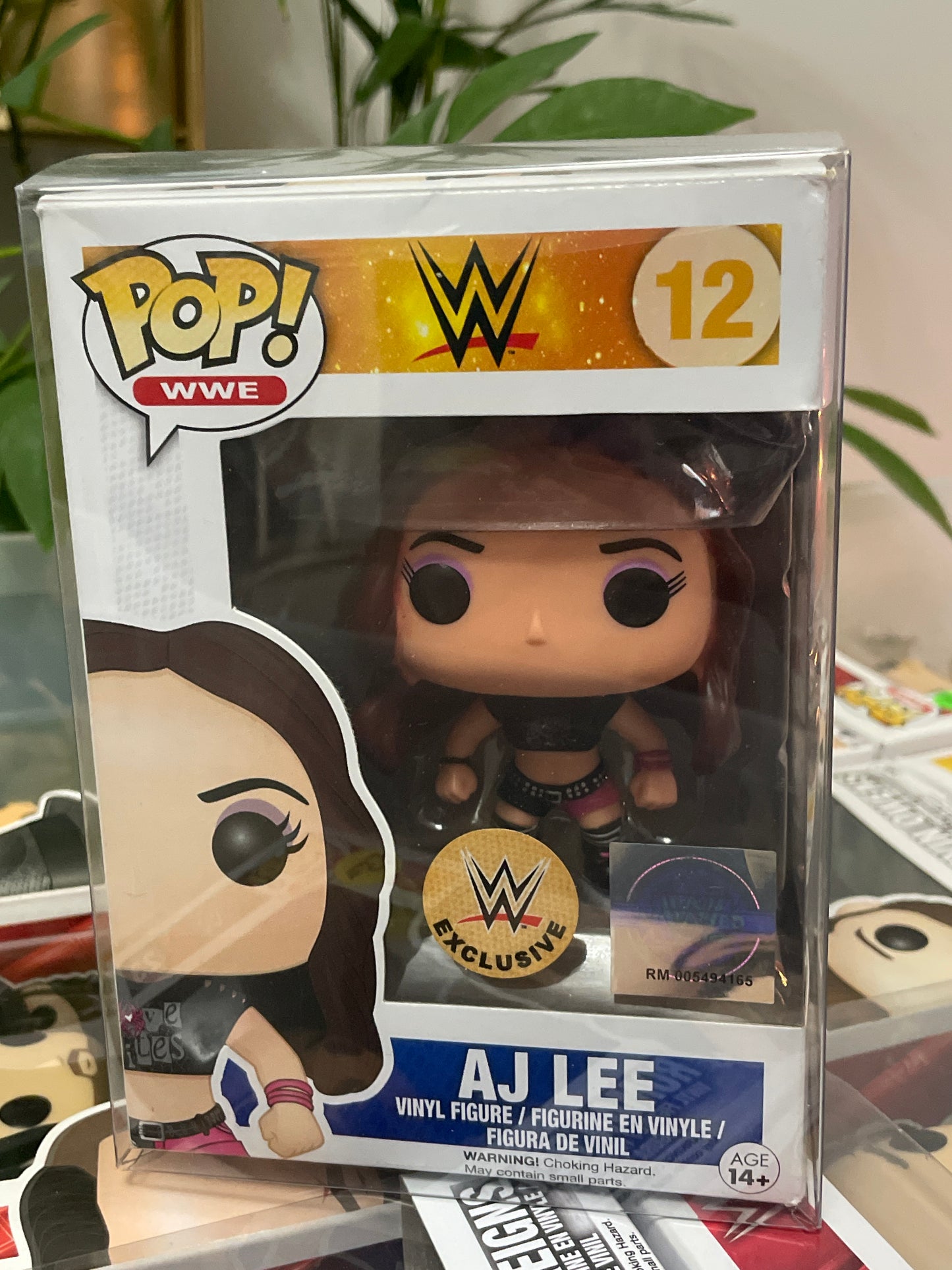 WWE AJ Lee 12 retired Funko Pop! Vinyl figure sports