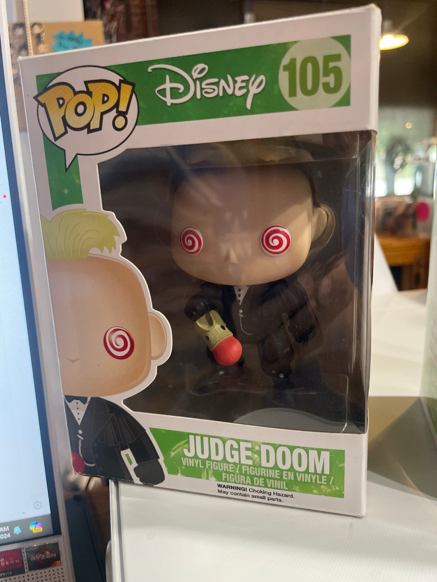 Disney Judge Doom 105 Funko Pop Retired vinyl vaulted