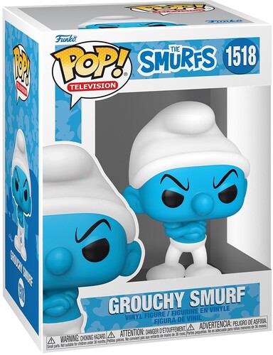 SMurfs Grouchy Smurf 1518  Funko Pop! Vinyl Figure cartoon