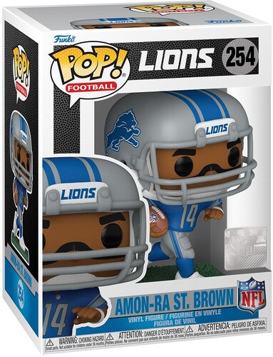 NFL Amon Ra St Brown Lions Funko Pop! Vinyl Figure sports