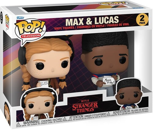 Stranger Things (Season 4) -S4- Max & Lucas 2-Pack Funko Pop! Vinyl Figure Television