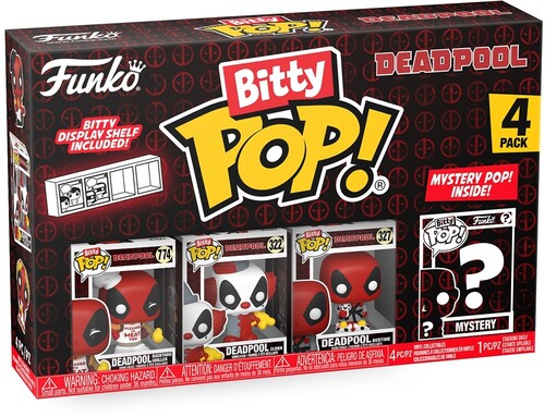 Deadpool Bitty Pop 4 Pack Funko Pop! Vinyl Figure Marvel