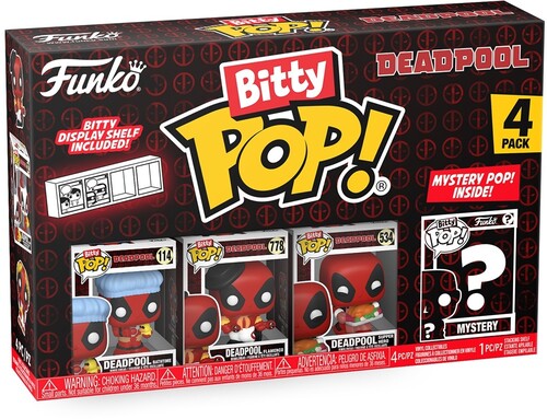 Deadpool Bitty Pop 4 Pack Funko Pop! Vinyl Figure Marvel