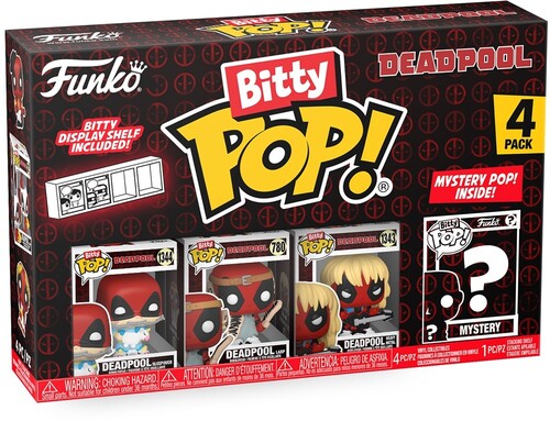 Deadpool Bitty Pop 4 Pack Funko Pop! Vinyl Figure Marvel