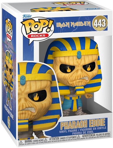 Iron Maiden Pharaoh Eddie 443 rocks Funko Pop! Vinyl Figure