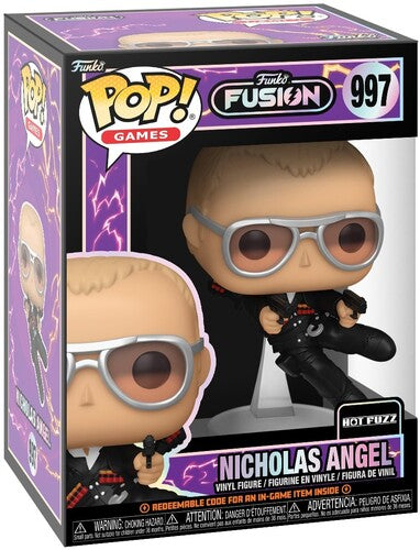 Fusion Hot Fuzz Nicholas Angel Funko Pop! Vinyl Figure video games