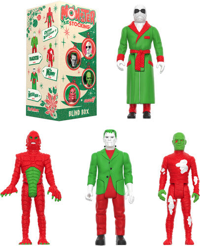 Super7 - Universal Monsters - Blind Box Wv1 (Monster In My Stocking) - Blind Box Flat - Holiday Gift Pack Action Figure