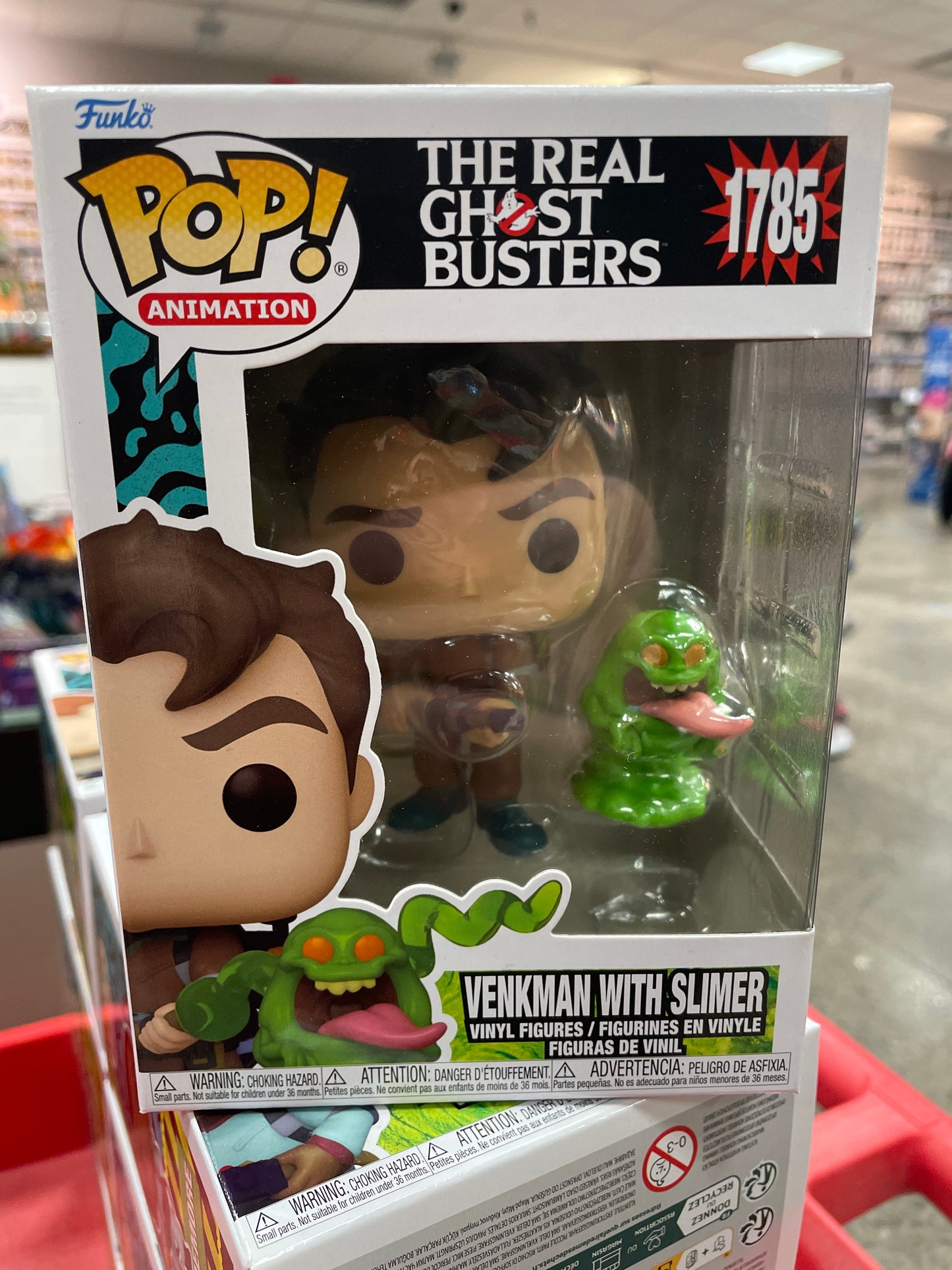 The Real Ghostbusters- Venkman With Slimer #1785 Funko Pop! Vinyl figure movies