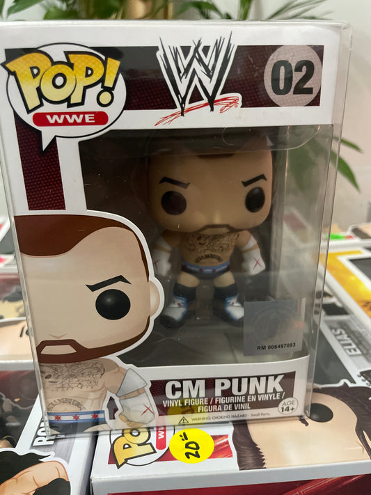 WWE CM Punk 02 retired Funko Pop! Vinyl figure sports