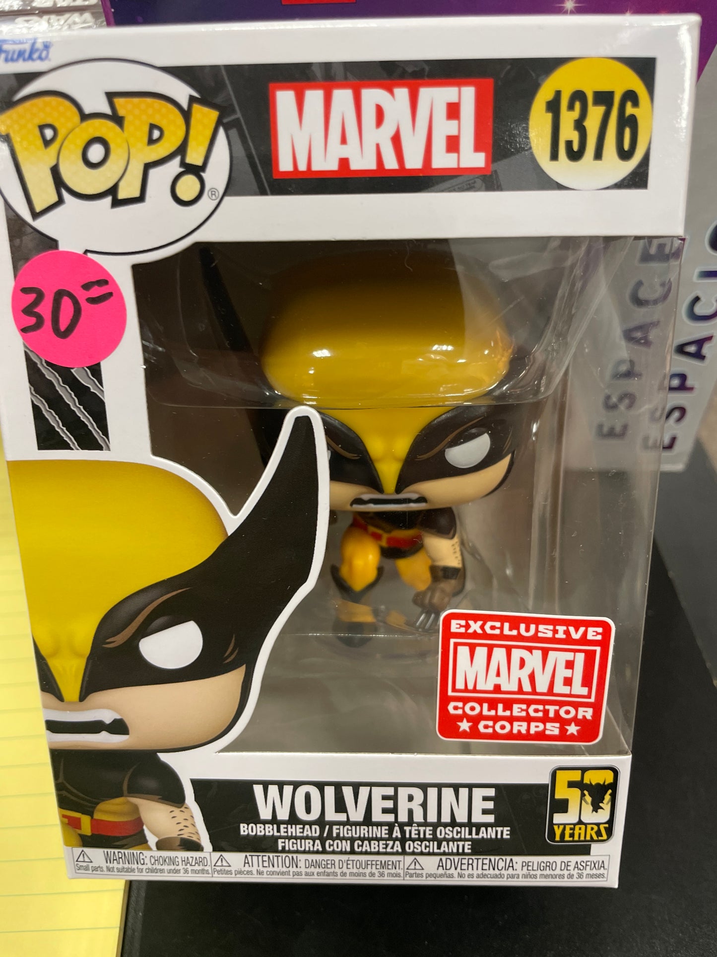 Marvel xmen  wolverine 1376 Funko Pop! Vinyl figure cartoon