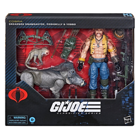 Dreadnok Gnawgahyde with Porkbelly & Yobbo - G.I. Joe Classified Series Action Figure