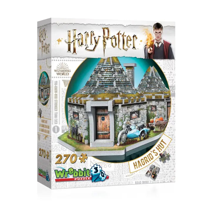 Wrebbit 3d puzzle Harry Potter Hagrid's Hut  270 piece