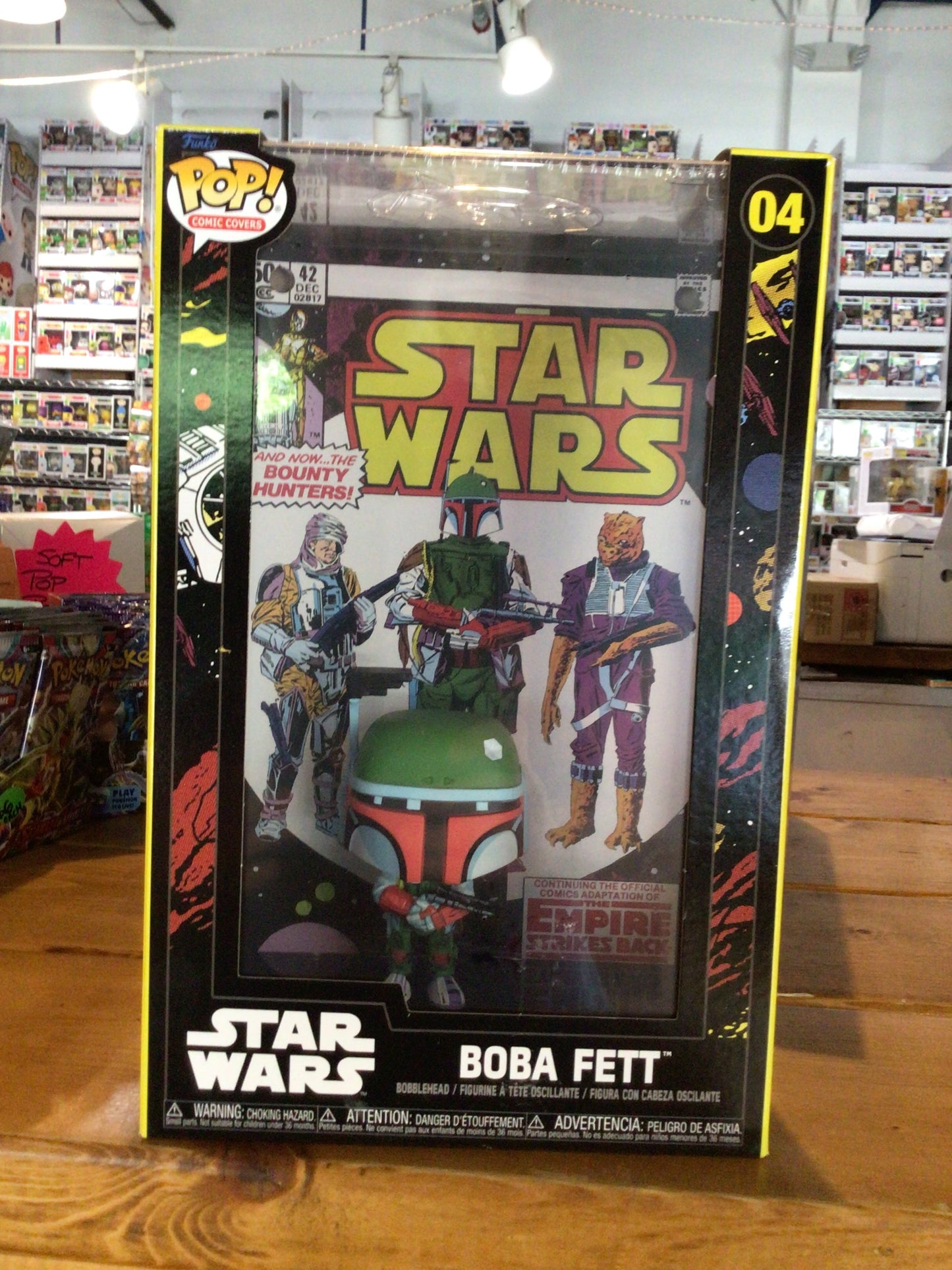 Star Wars Boba Fett #04 Exclusive Funko pop vintl figure comic cover