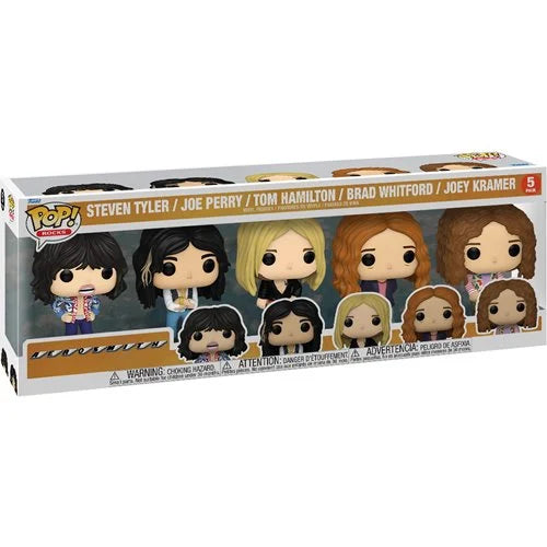 Aerosmith 5 pack Funko Pop Vinyl Figure set Rocks