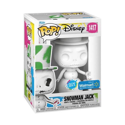 NBC Nightmare before Christmas Snowman Jack 1417 DIY Exclusive Funko POP! Figure Disney