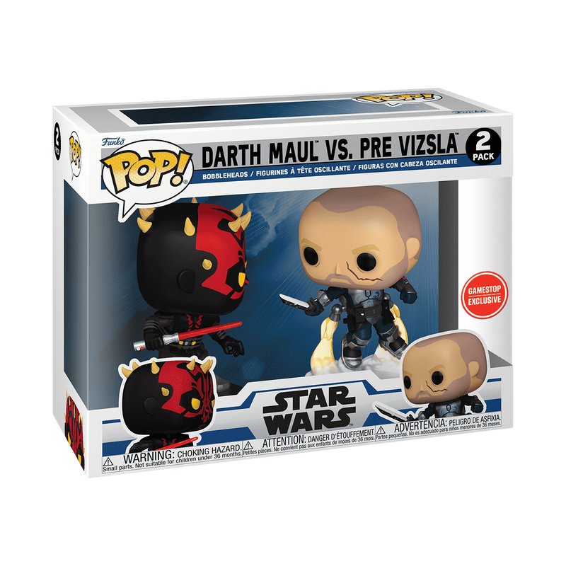 Star Wars Darth Maul vs. Pre Vizsla 2-Pack- Funko Pop! Vinyl Figure (television)