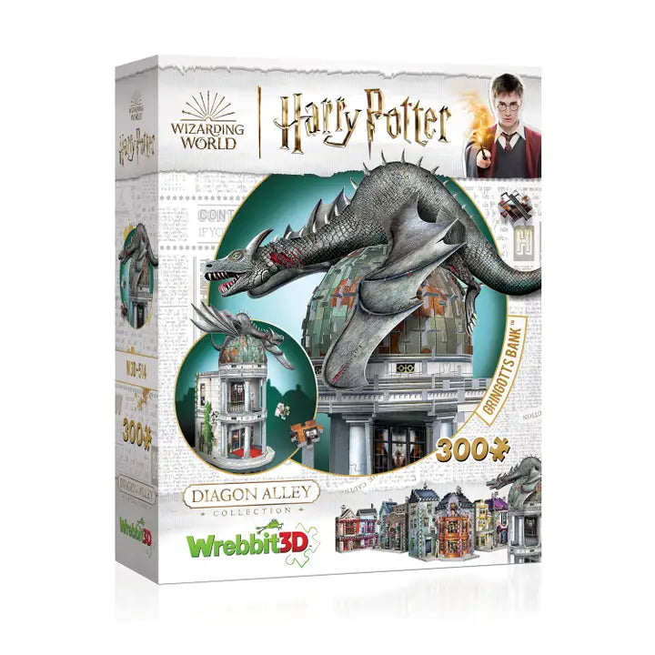 Wrebbit 3d puzzle Harry Potter  Gringotts Bank 300 piece