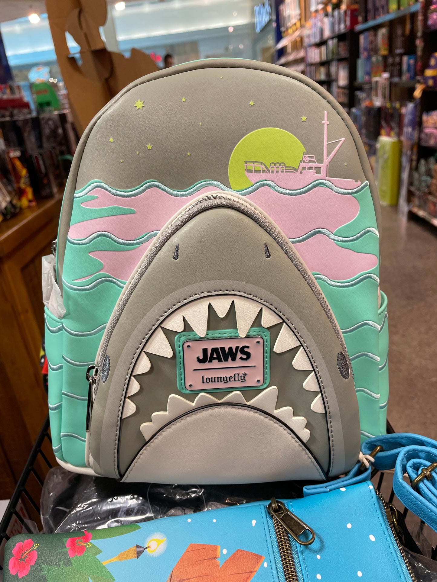 Jaws Glow-in-the-Dark Mini-Backpack by Loungefly