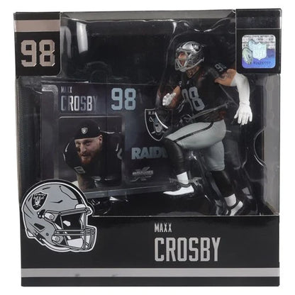 NFL SportsPicks 2024 Wave 1 Maxx Crosby 7-Inch Scale McFarlane Toys