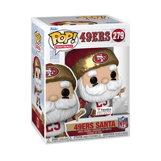 NFL Santa 49ers exclusive 279 Funko Pop! Vinyl Figure (sports)